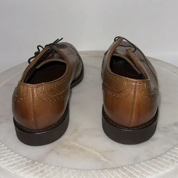 Allen Edmonds Nomad Brogue Wingtip Oxford Men's Dress Shoes Size 10 Leather $395